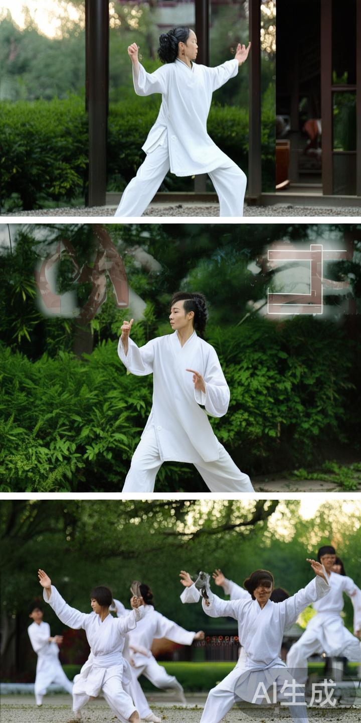 除了水上运动，传统体育项目如太极拳和武术在江南也有