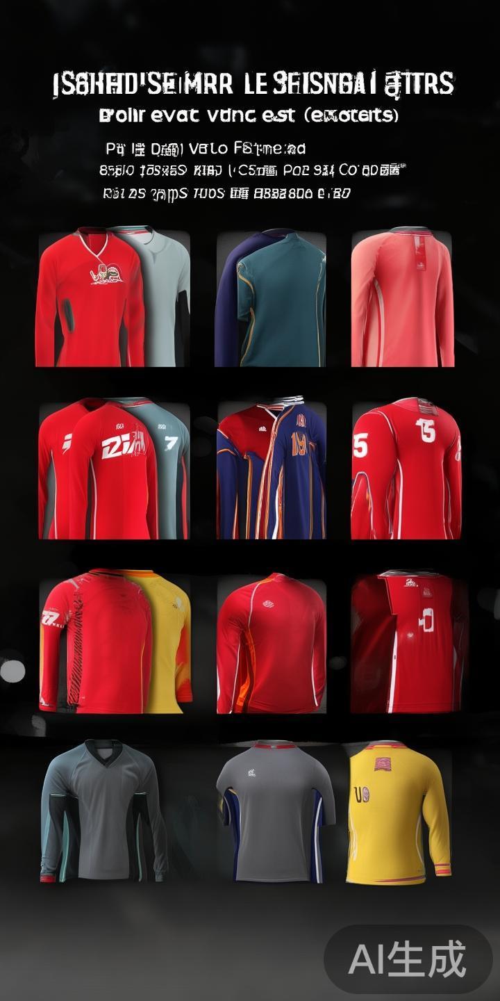 江南体育专业球衣定制服务的优势
多样化的设计方案